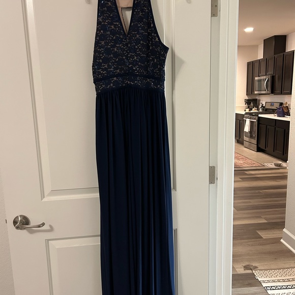 Morgan & Co. navy long dress - Picture 5 of 5